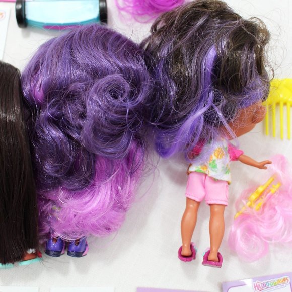 Lot of 4 HAIRDORABLES Dolls by JUST PLAY Skylar Kali Random Accessories Bundle - Picture 7 of 12
